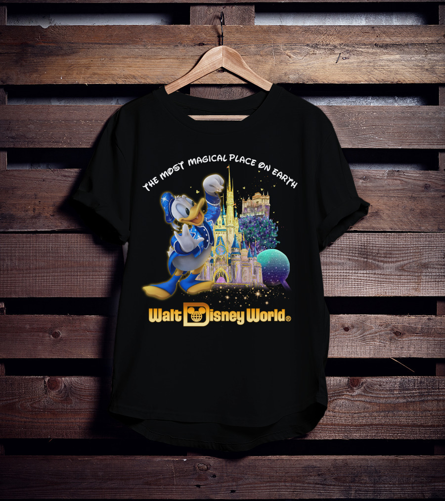 The Most Magical Place On Earth Donald Walt Disney World T-Shirt