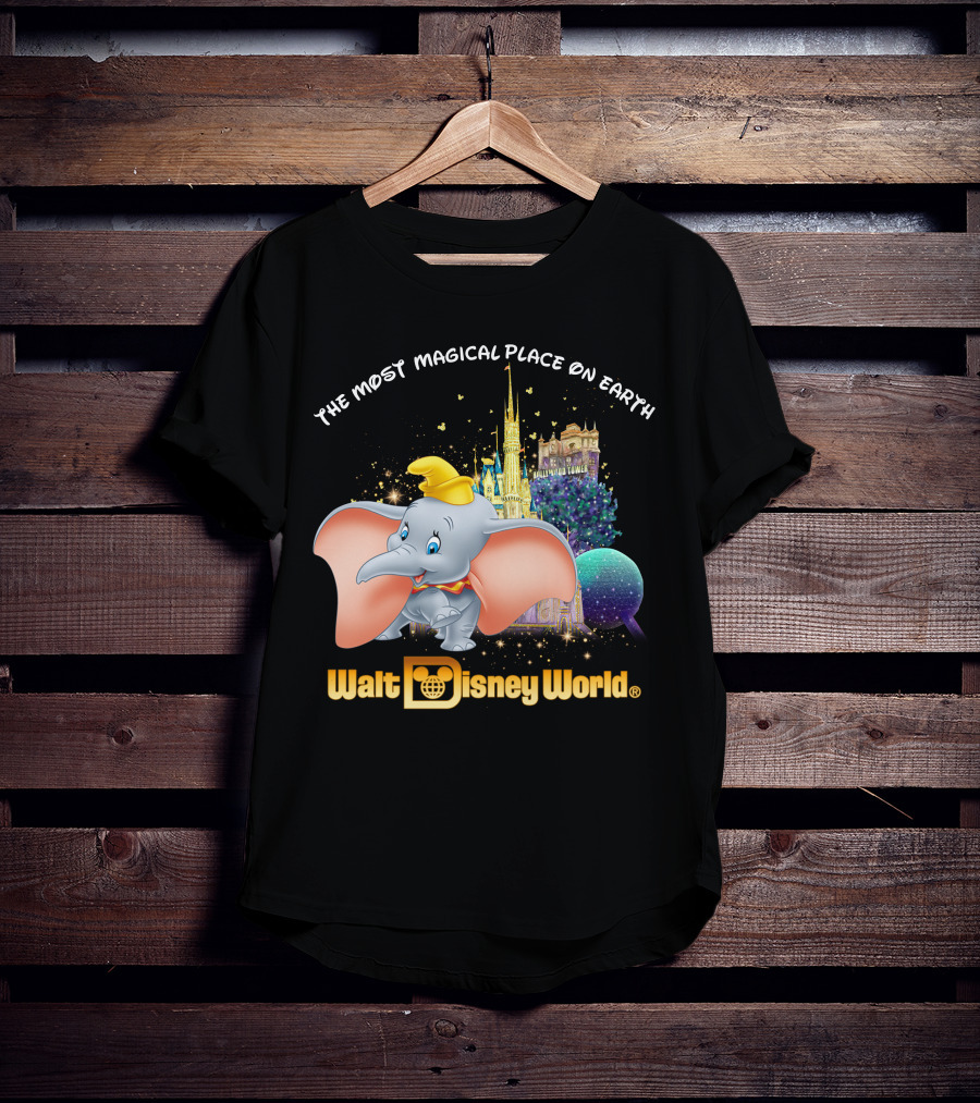 Walt Disney World Dumbo The Most Magical Place On Earth T-Shirt