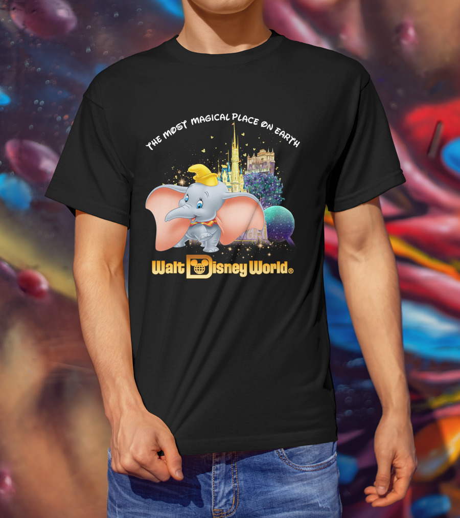 Walt Disney World Dumbo The Most Magical Place On Earth T-Shirt