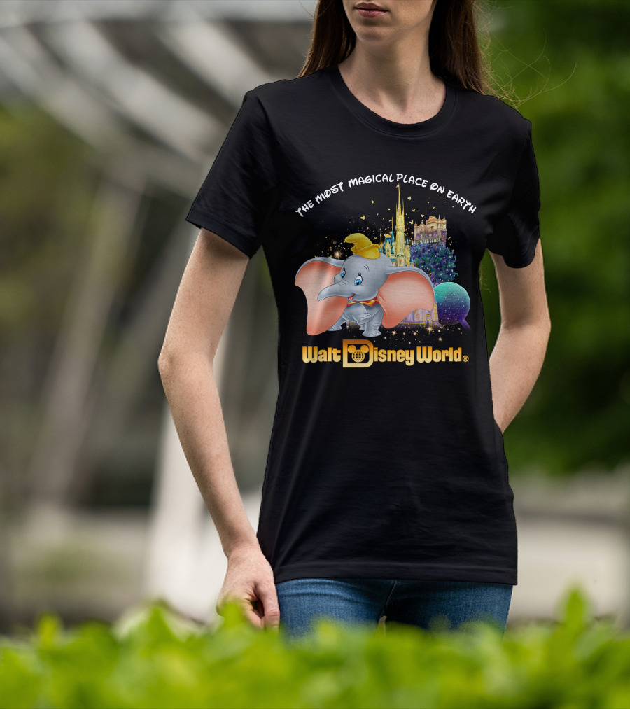 Walt Disney World Dumbo The Most Magical Place On Earth T-Shirt