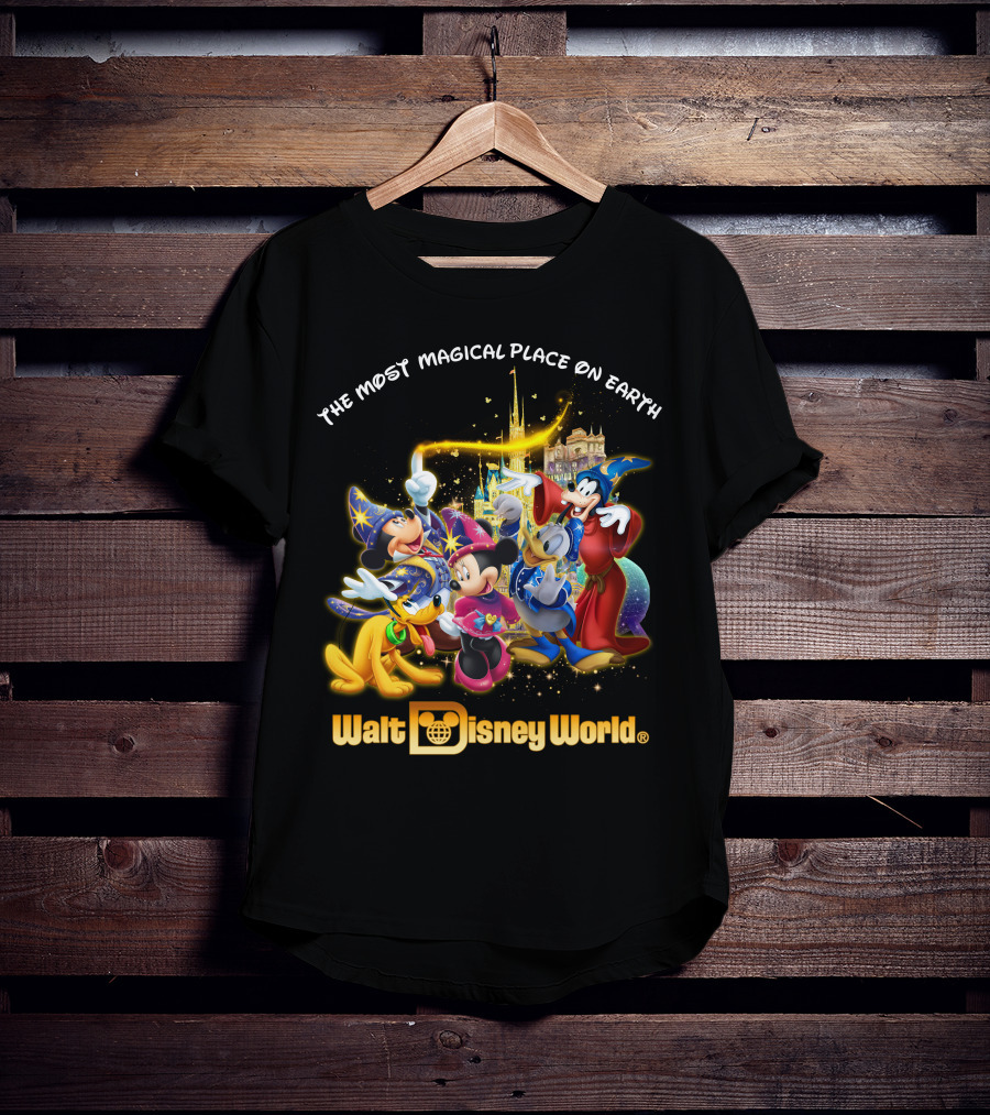 Walt Disney World The Most Magical Place On Earth Mickey & Friends T-Shirt