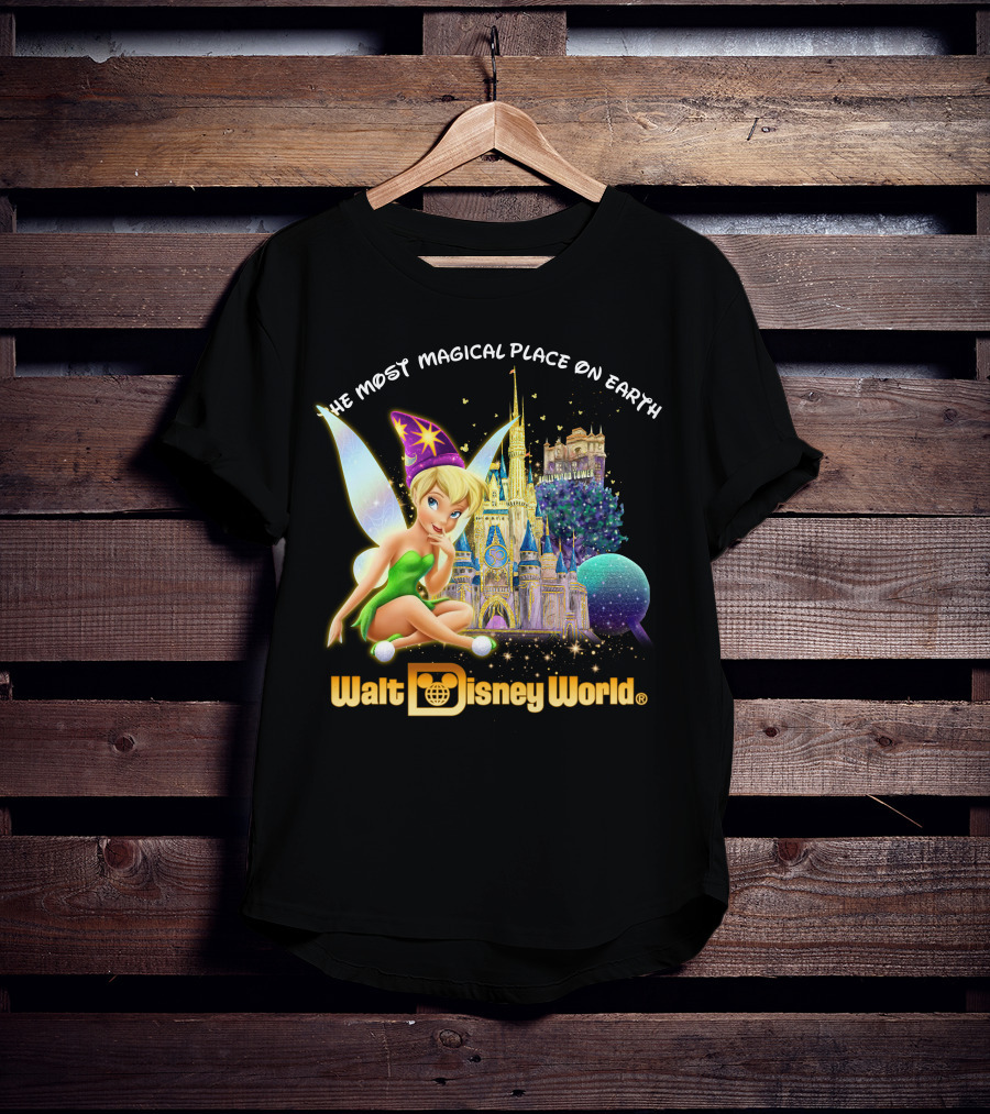 Tinkerbell Walt Disney World The Most Magical Place On Earth T-Shirt