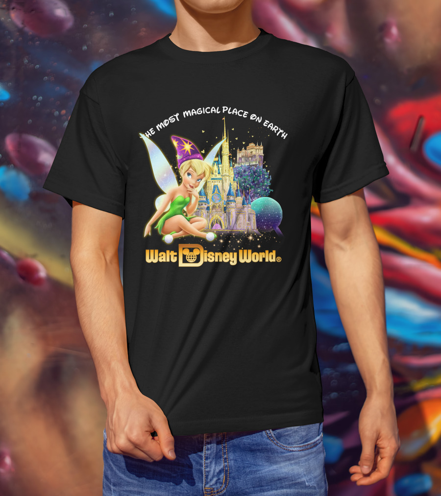 Tinkerbell Walt Disney World The Most Magical Place On Earth T-Shirt