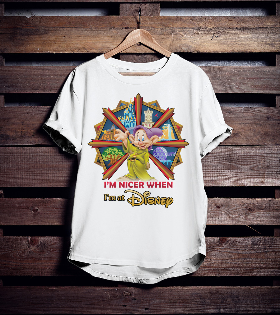 I'm Nicer When I'm At Disney Dopey T-Shirt