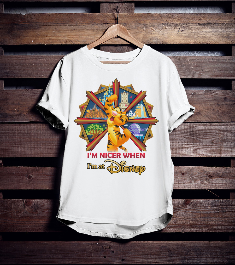 Tigger I'm Nicer When I'm At Disney T-Shirt