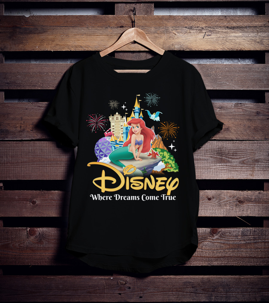 Disney Ariel Where Dreams Come True T-Shirt