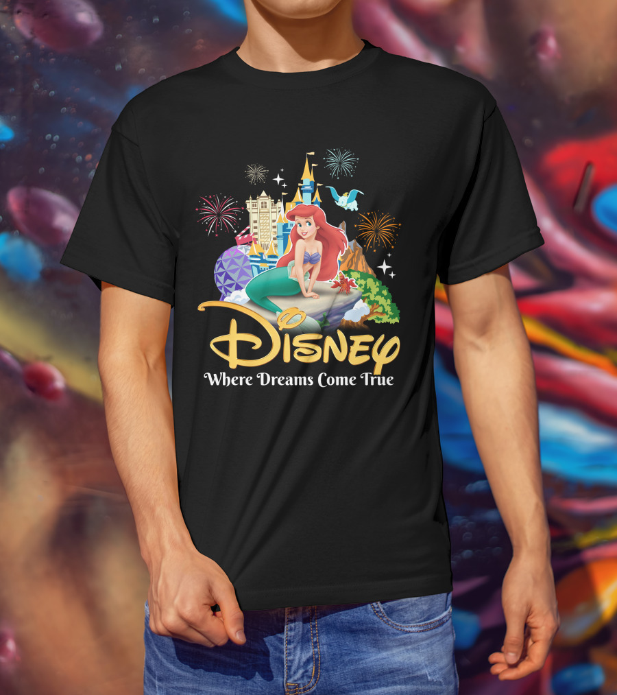 Disney Ariel Where Dreams Come True T-Shirt