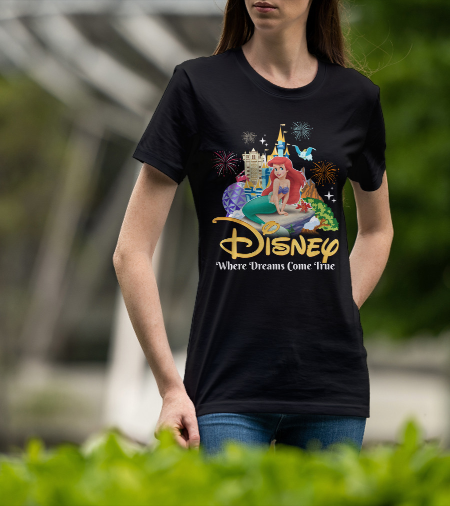 Disney Ariel Where Dreams Come True T-Shirt