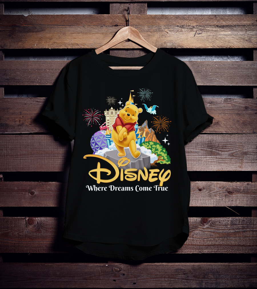 Disney Winnie The Pooh Where Dreams Come True T-Shirt