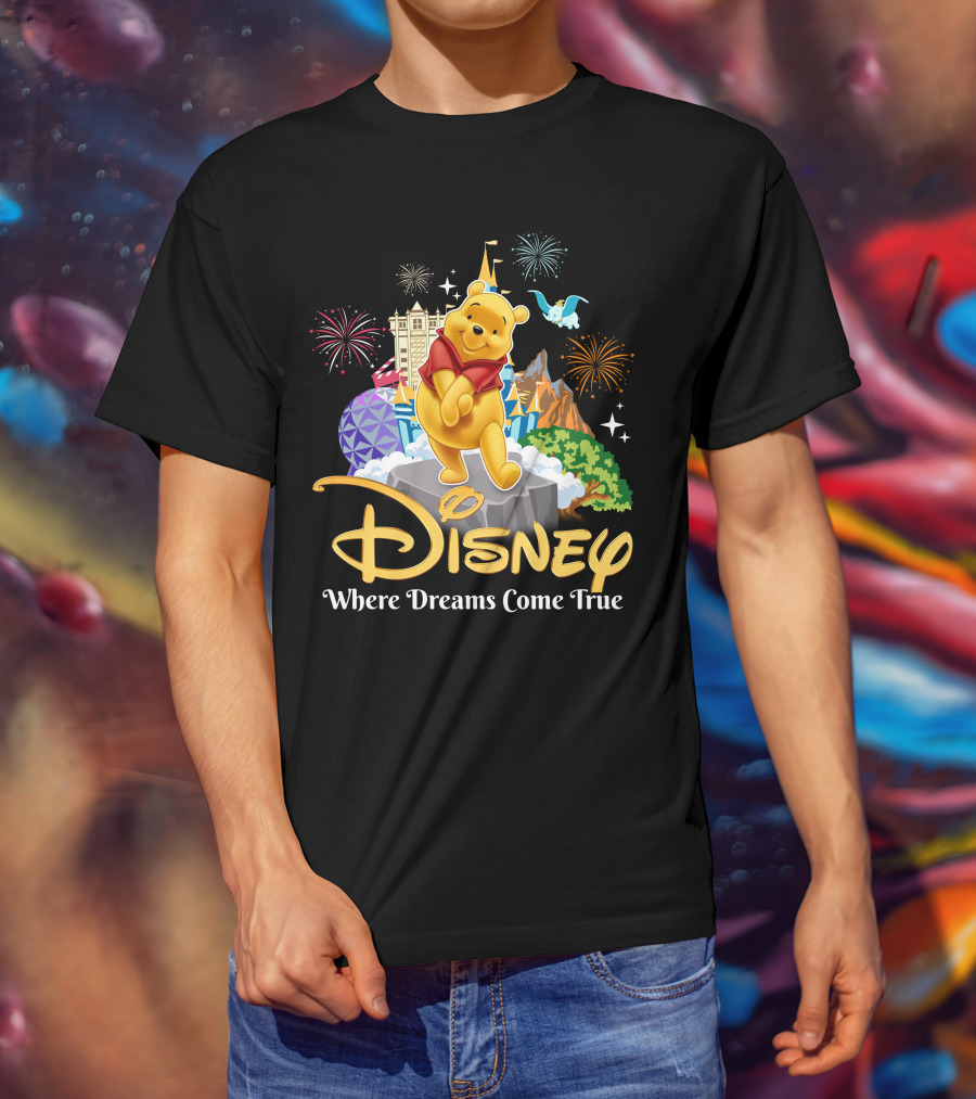 Disney Winnie The Pooh Where Dreams Come True T-Shirt