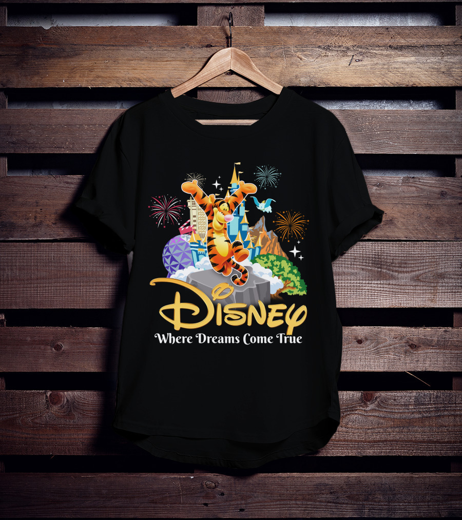 Disney Tigger Where Dreams Come True T-Shirt