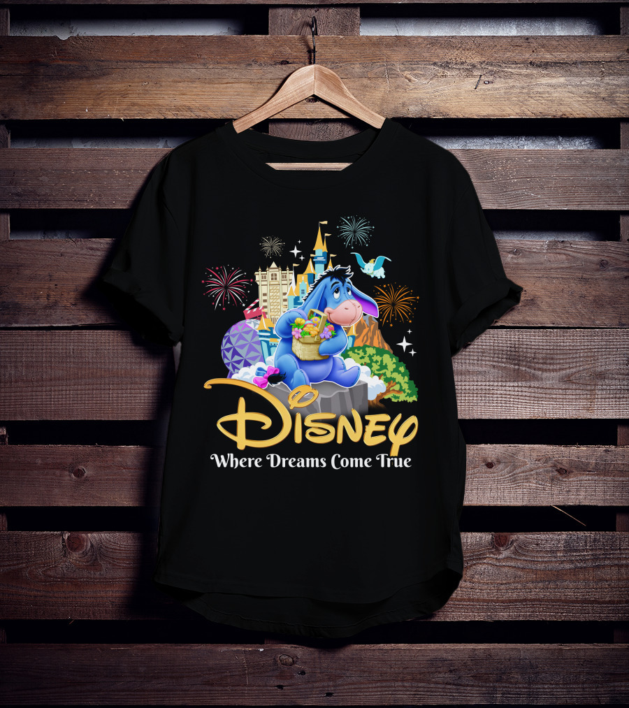Disney Eeyore Where Dreams Come True Wonderland T-Shirt