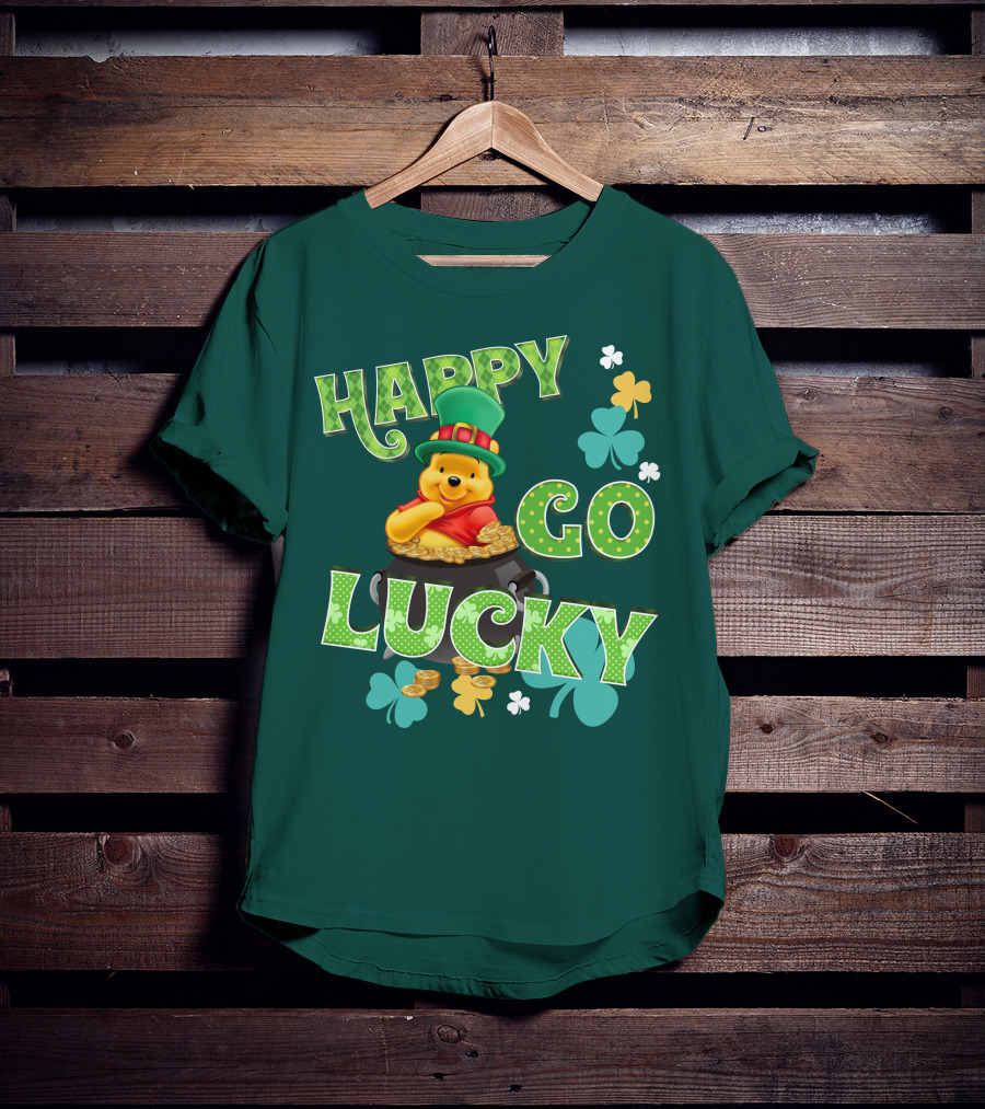Happy Go Lucky Pooh T-Shirt
