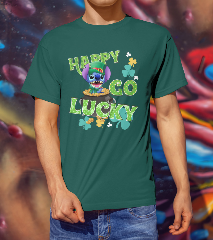 Happy Go Lucky Stitch T-Shirt