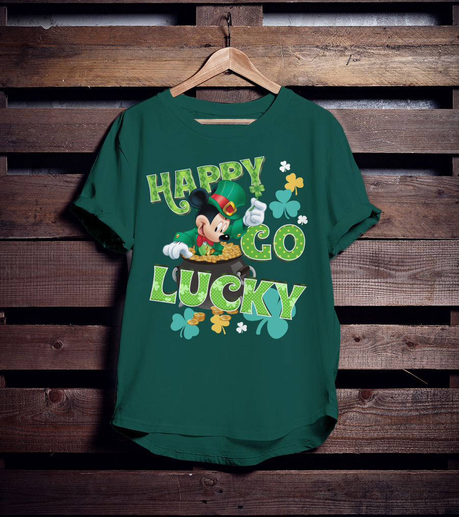Happy Go Lucky Mickey T-Shirt