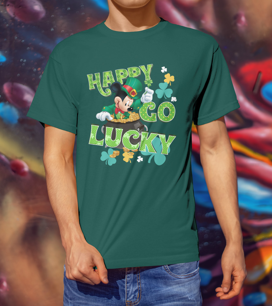 Happy Go Lucky Mickey T-Shirt