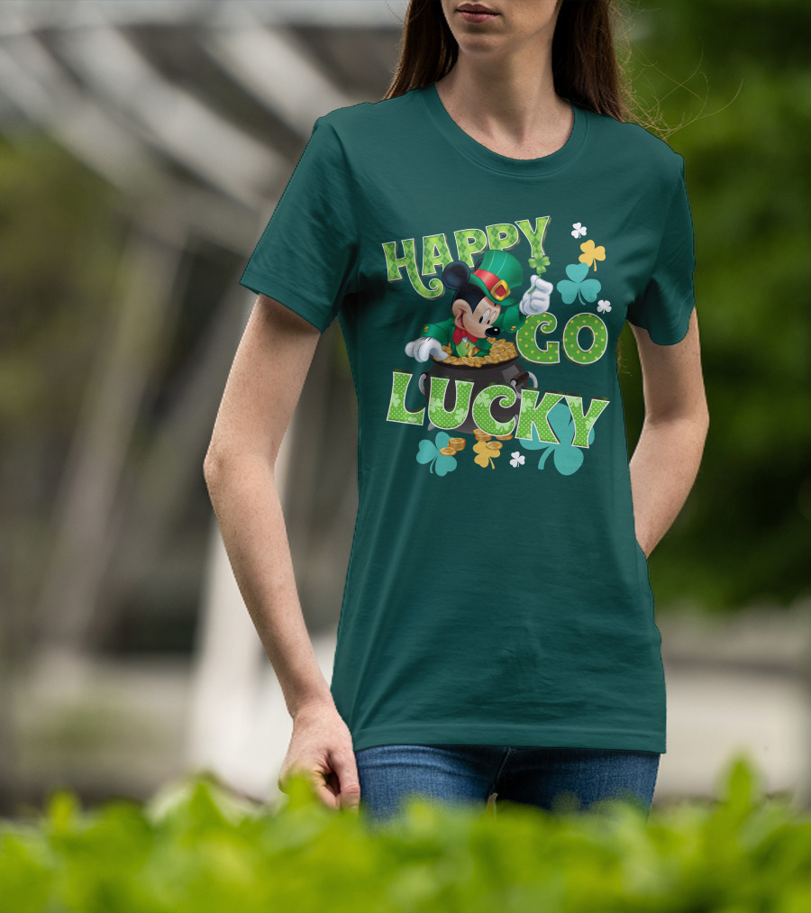 Happy Go Lucky Mickey T-Shirt