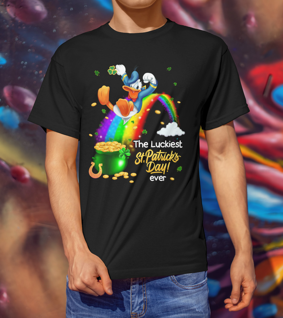 Donald Duck The Luckiest St. Patrick's Day Ever T-Shirt