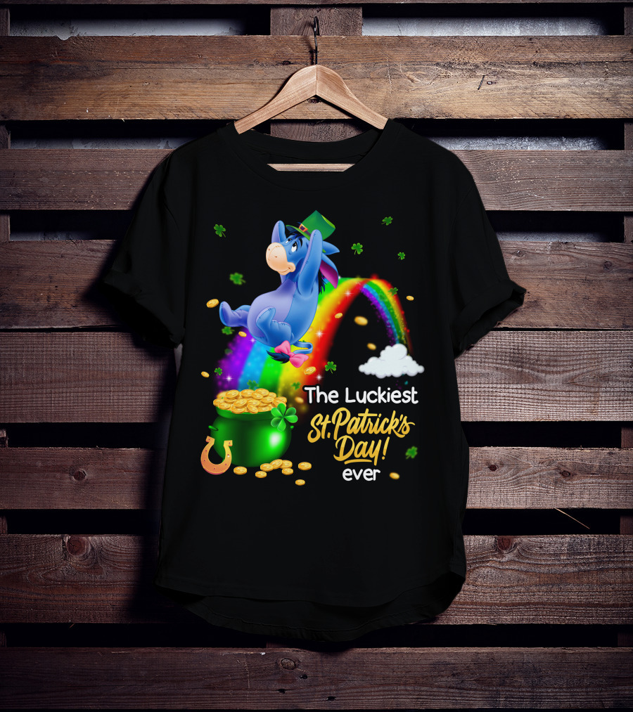 Eeyore The Luckiest St. Patrick's Day Ever T-Shirt