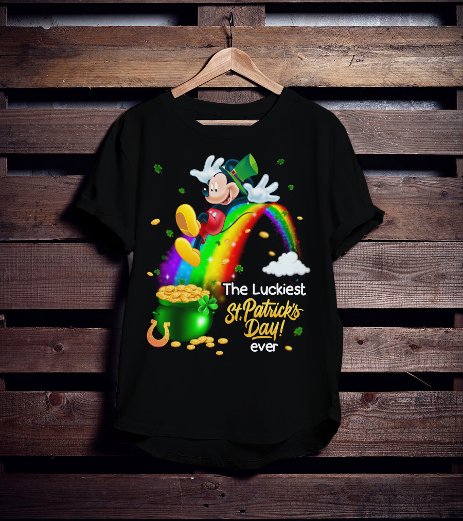 Mickey The Luckiest St. Patrick's Day Ever T-Shirt