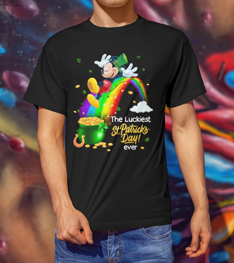Mickey The Luckiest St. Patrick's Day Ever T-Shirt