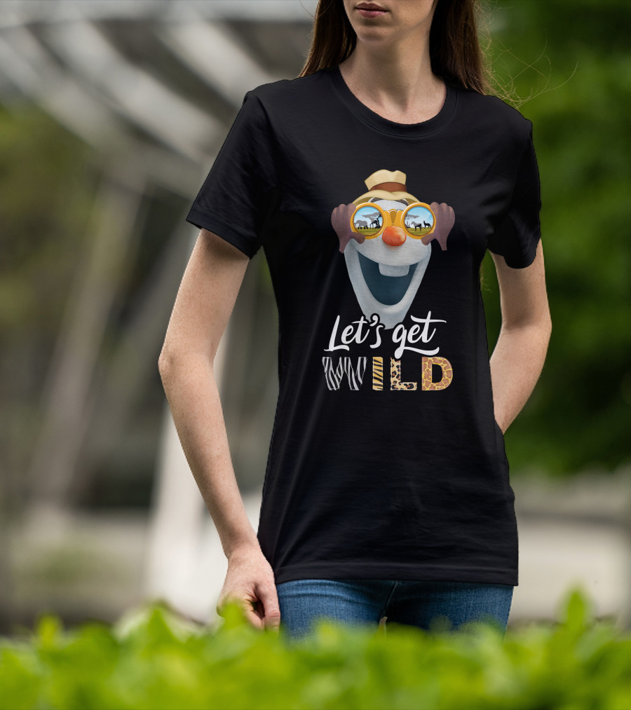 Olaf Let's Get Wild Safari Sunglasses Adventure T-Shirt