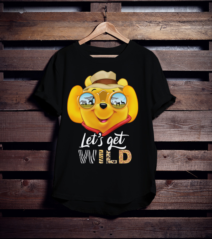 Let's Get Wild Pooh Safari Adventure T-Shirt