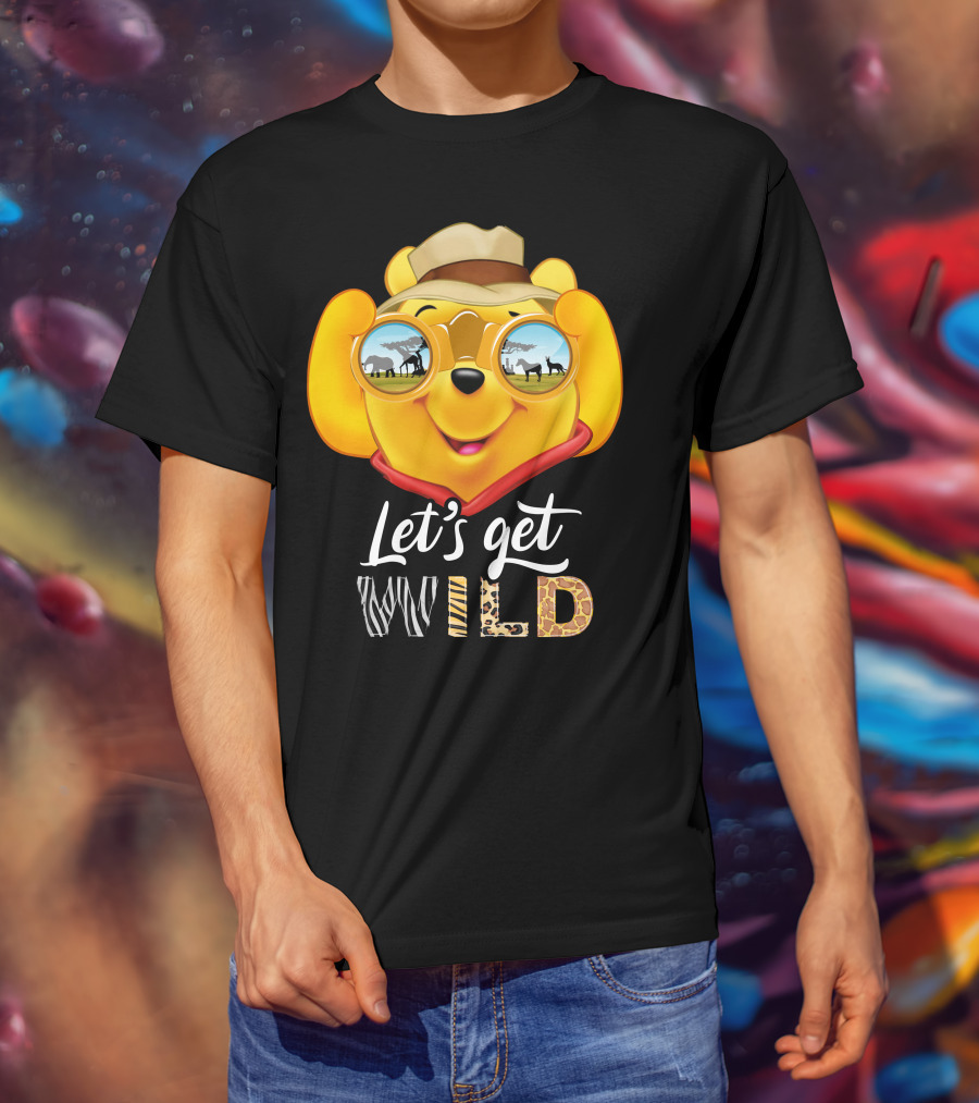 Let's Get Wild Pooh Safari Adventure T-Shirt