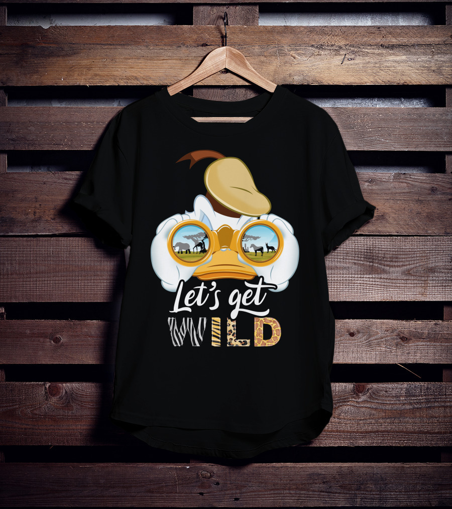 Let's Get Wild Donald Duck Safari Adventure T-Shirt