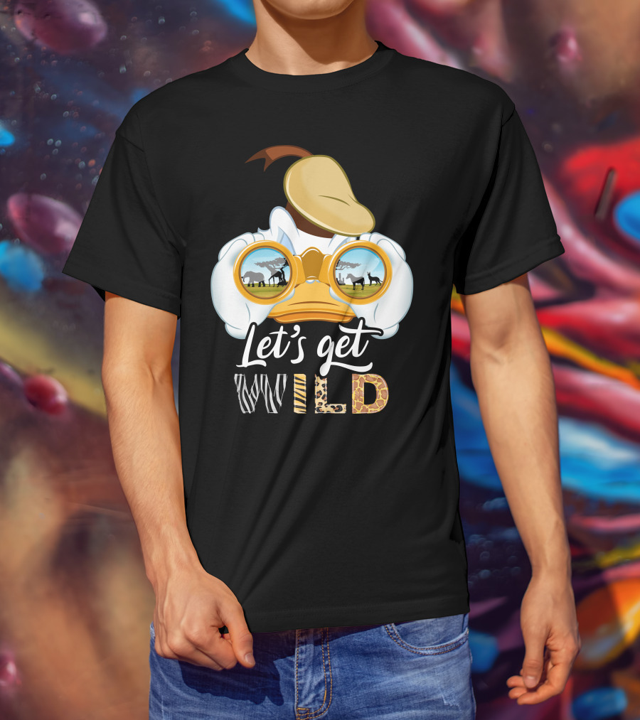 Let's Get Wild Donald Duck Safari Adventure T-Shirt