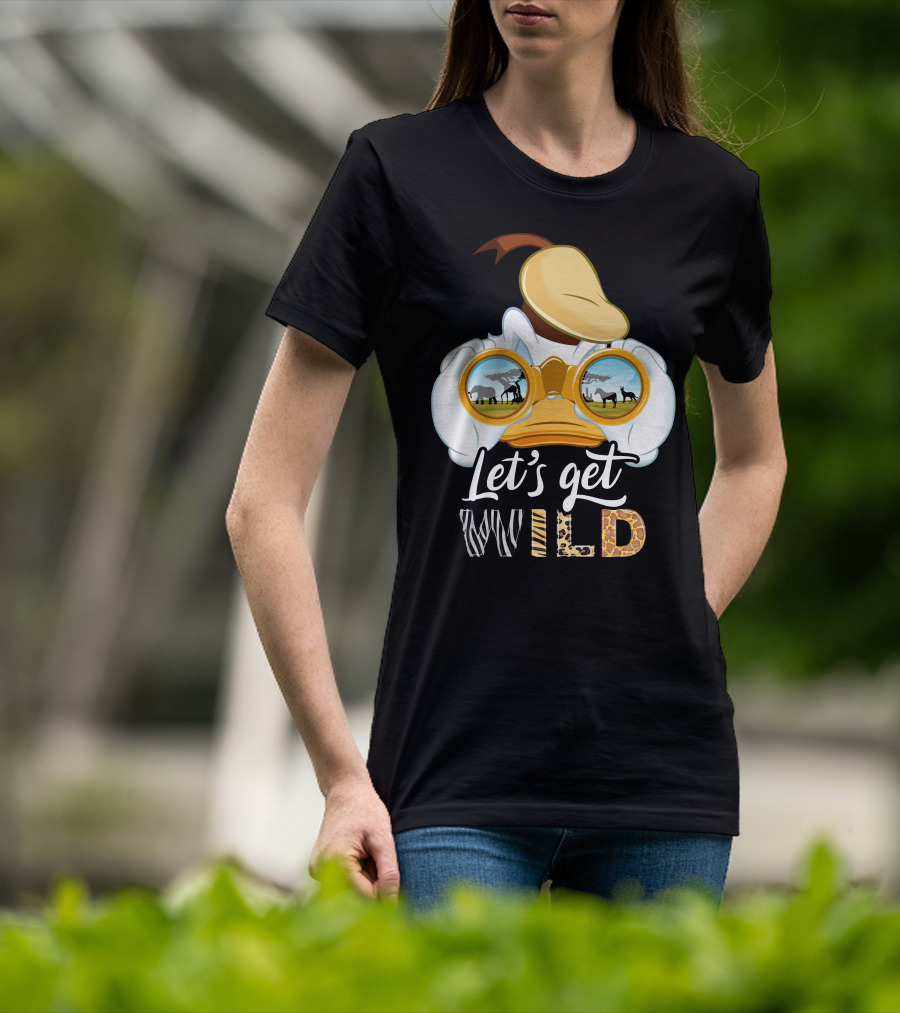 Let's Get Wild Donald Duck Safari Adventure T-Shirt