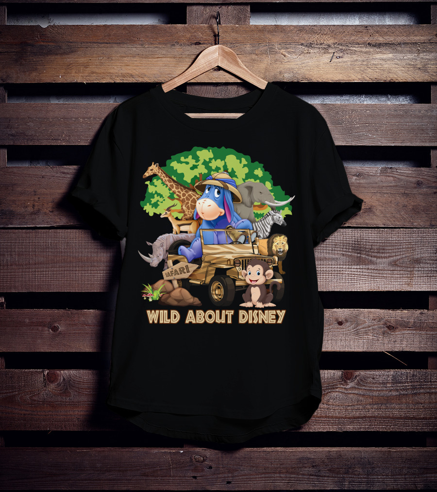 Wild About Disney Eeyore Safari Animal Adventure T-Shirt