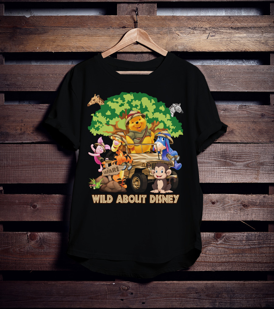 Winnie The Pooh Safari Adventure Wild About Disney T-Shirt