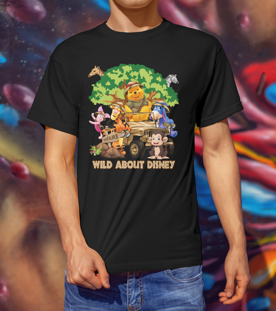 Winnie The Pooh Safari Adventure Wild About Disney T-Shirt