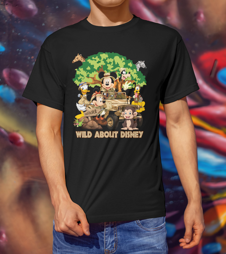 Wild About Disney Safari Mickey And Friends T-Shirt