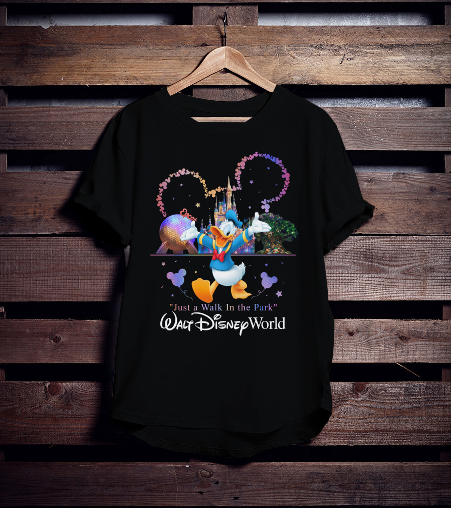 Walt Disney World Donald Duck Just A Walk In The Park T-Shirt