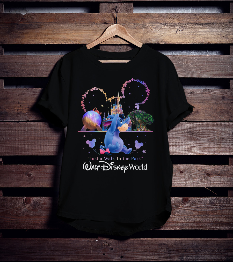 Eeyore Just A Walk In The Park Walt Disney World Epcot T-Shirt
