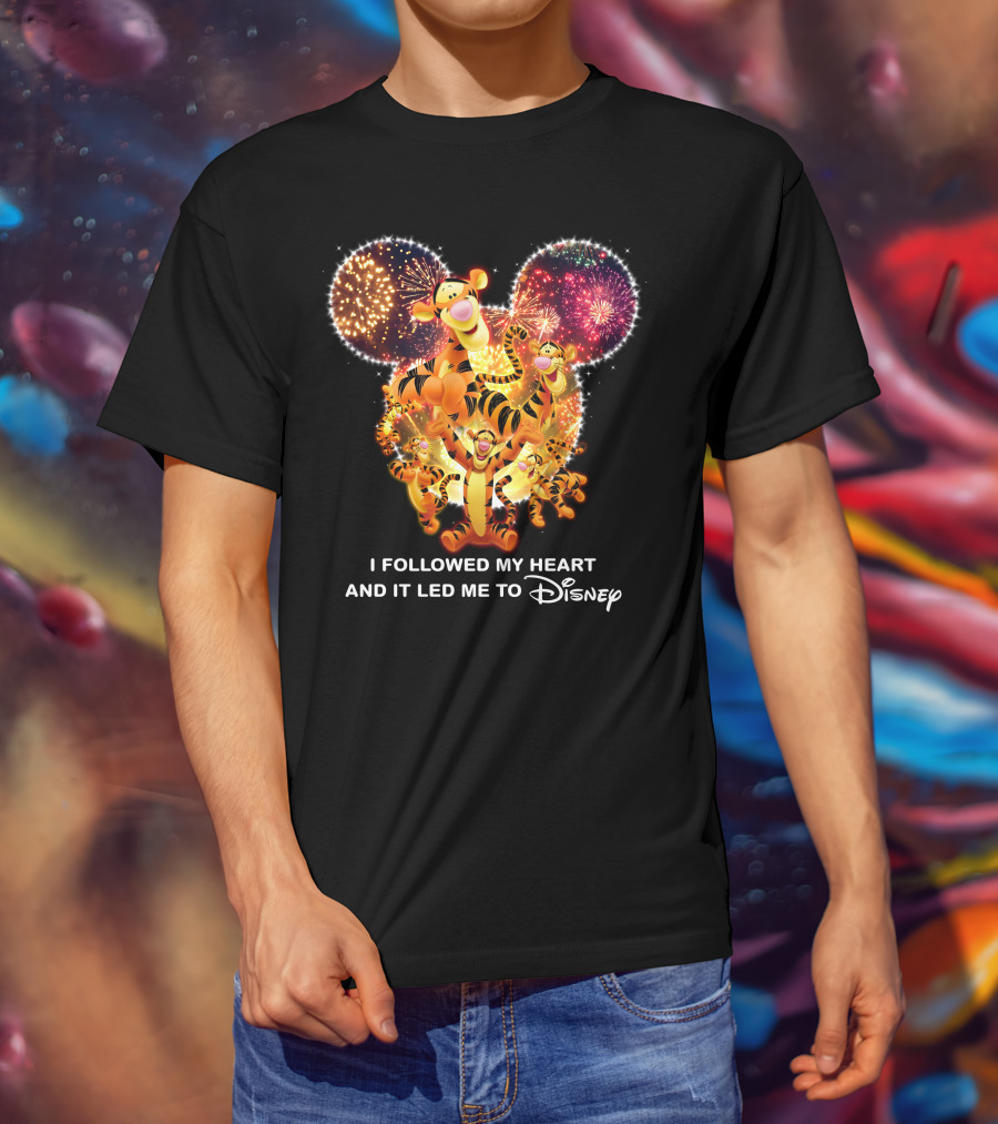 Tigger I Followed My Heart And It Led Me To Disney T-Shirt