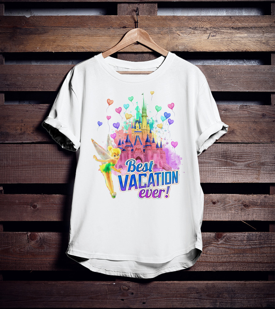 Tinkerbell Best Vacation Ever T-Shirt
