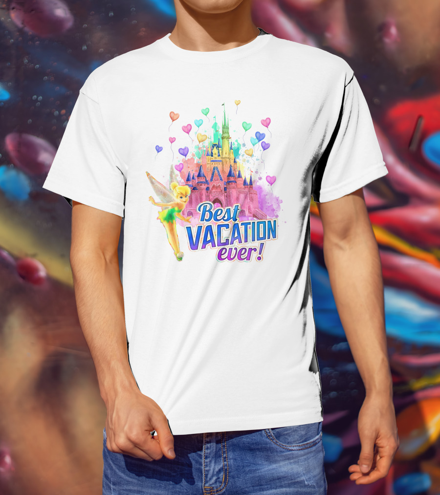Tinkerbell Best Vacation Ever T-Shirt