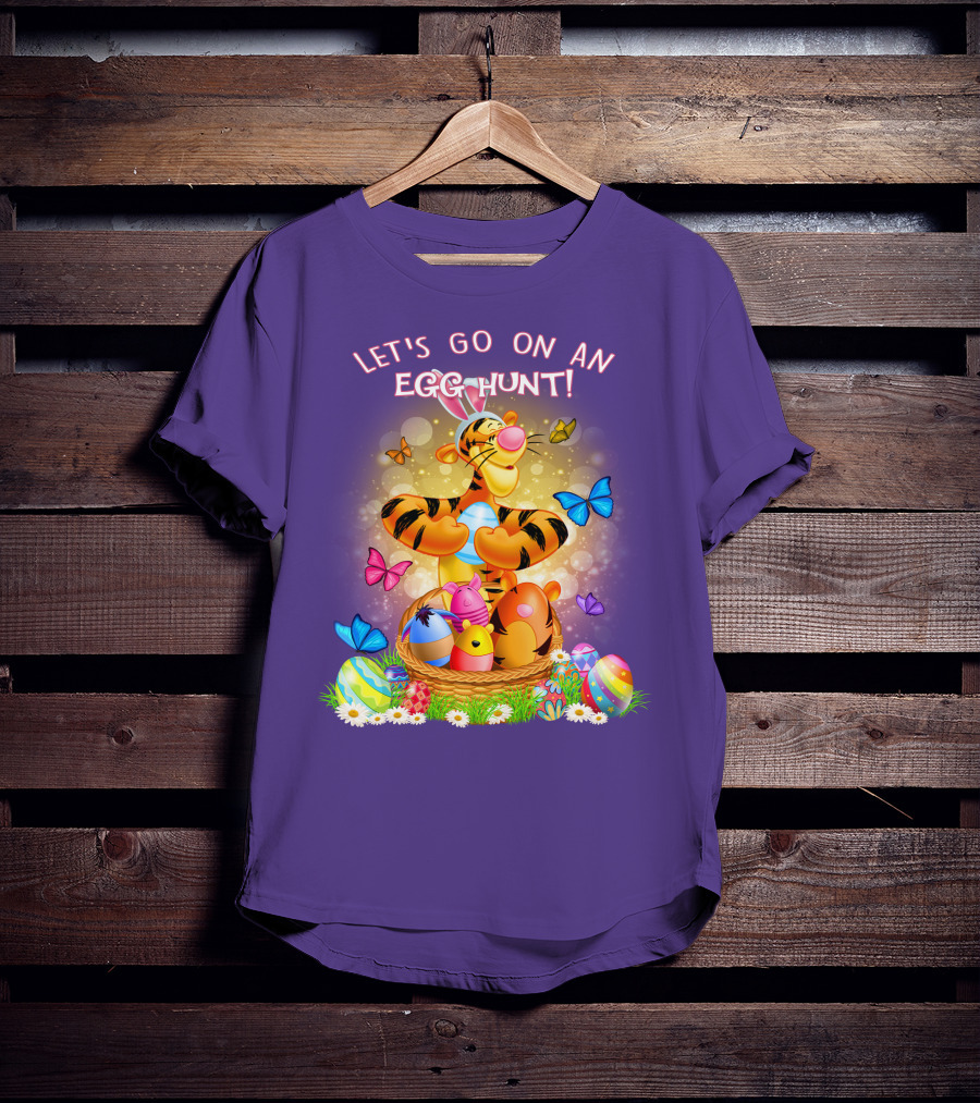 Let's Go On An Egg Hunt Tigger T-Shirt