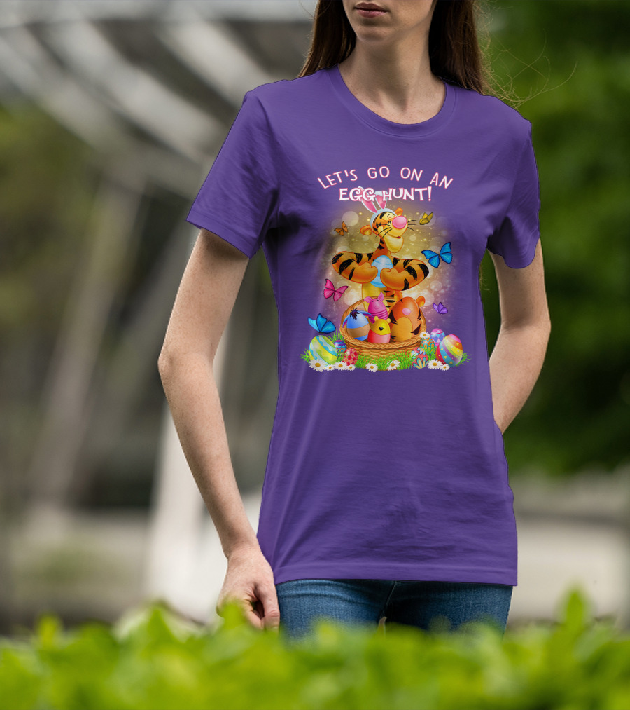 Let's Go On An Egg Hunt Tigger T-Shirt