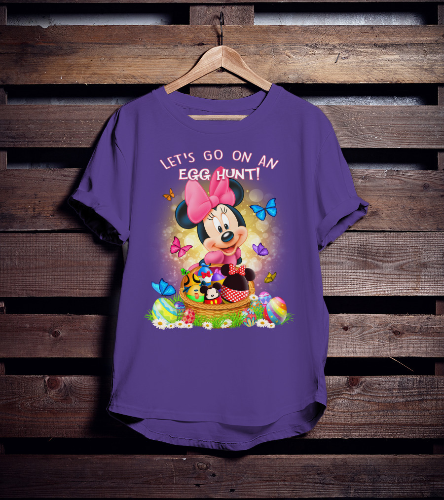 Let's Go On An Egg Hunt Minnie T-Shirt
