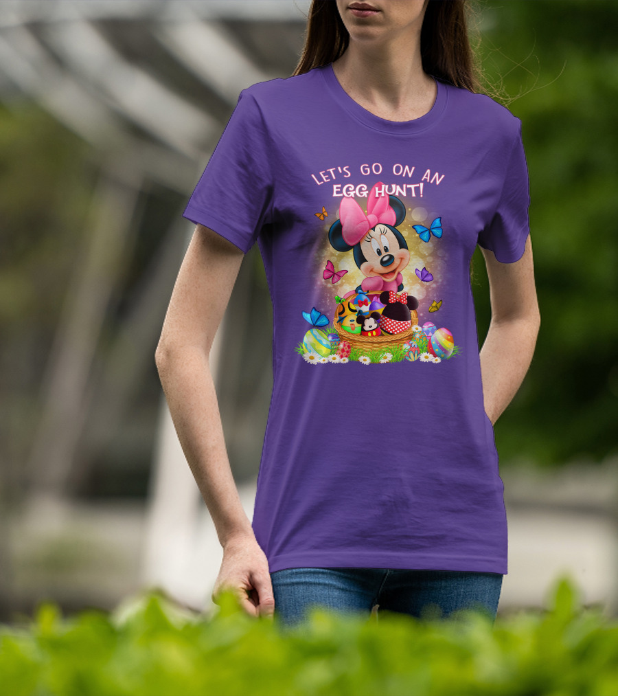 Let's Go On An Egg Hunt Minnie T-Shirt