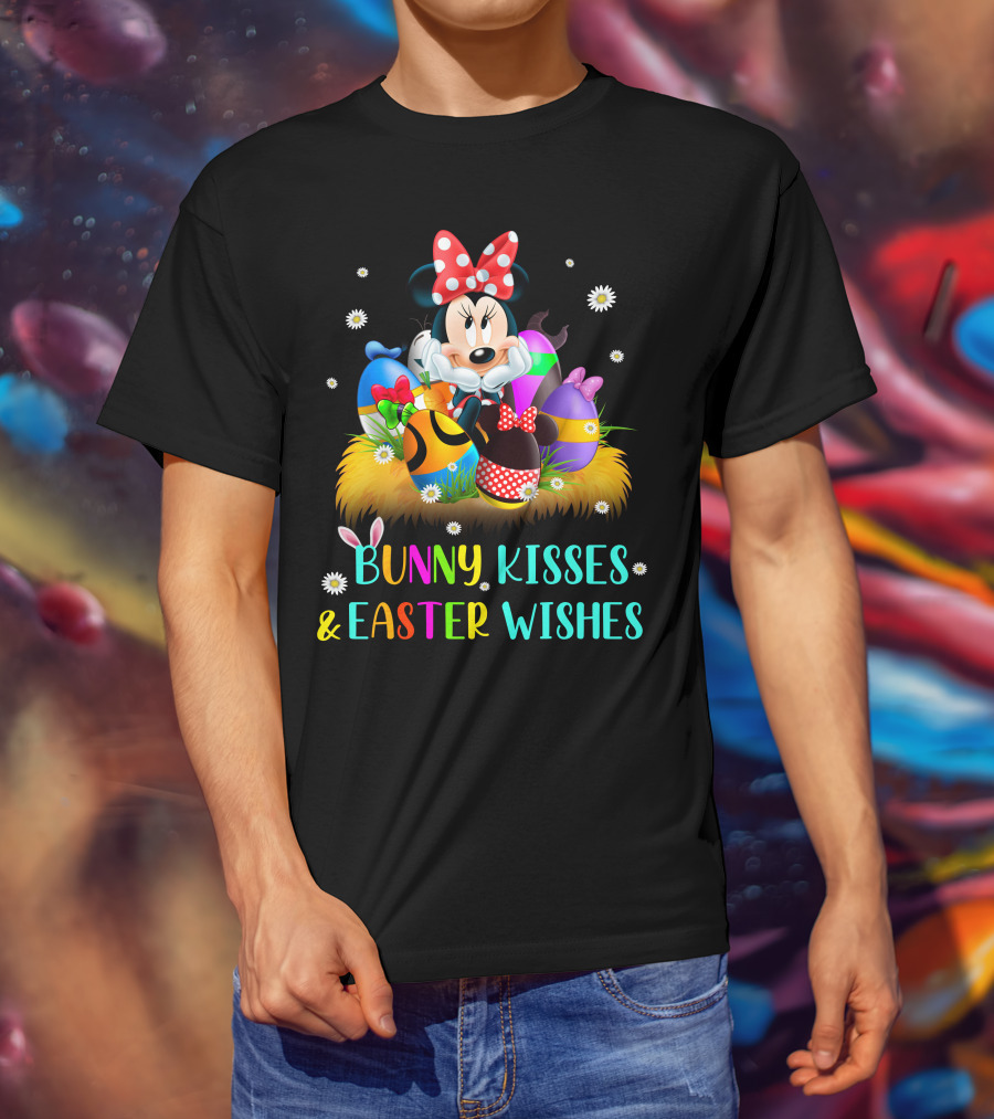 Minnie Bunny Kisses & Easter Wishes T-Shirt