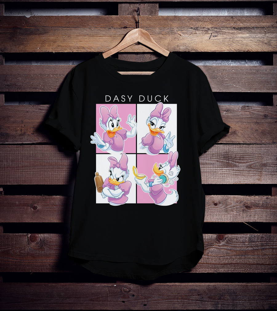 Daisy Duck Four Expressions Pink Outfit Series T-Shirt