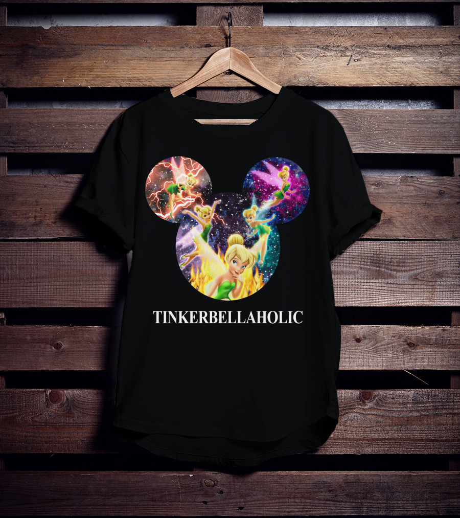 Tinkerbellaholic Tinkerbell Fantasy Galaxy Aura T-Shirt