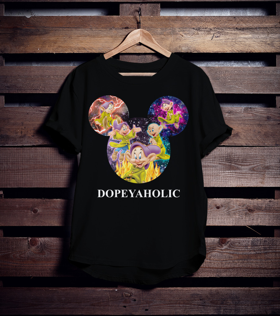 Dopeyaholic Mickey Mouse Ears Multiverse Dopey Wonderland T-Shirt