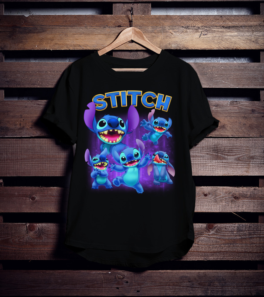Stitch Lilo And Stitch Alien Character Expressions Collection T-Shirt