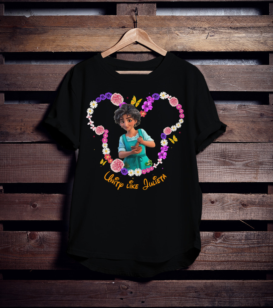Unity Like Julieta Flower Heart Encanto Character T-Shirt